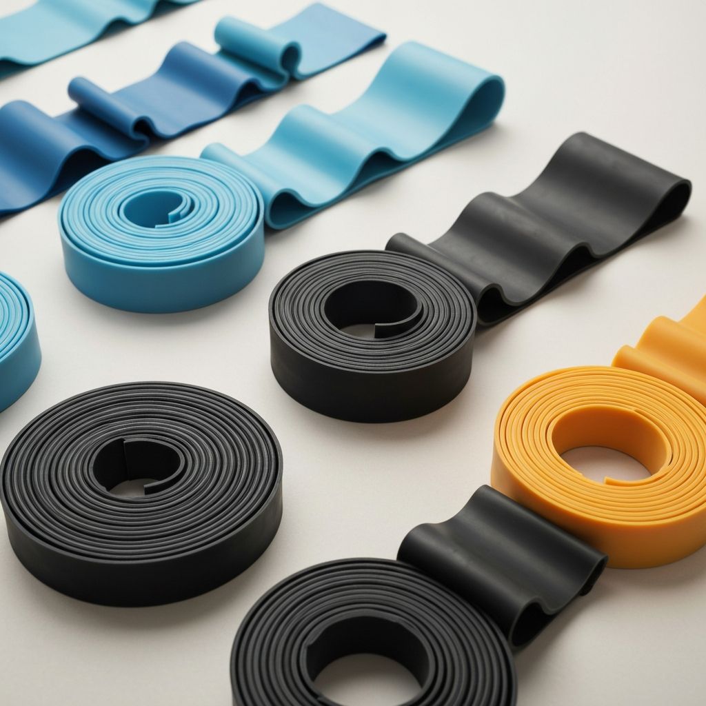 Taśmy treningowe w różnych kolorach